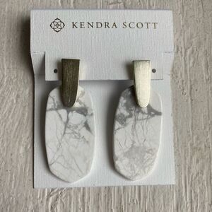Kendra Scott Stone Aragon Drop Earrings In Gold